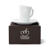 FIFTYEIGHT PRODUCTS taza de espresso con asa 80 ml - Cheerful blanco