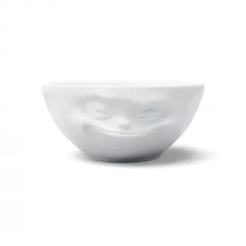 FIFTYEIGHT PRODUCTS cuenco 350 ml - Grinning blanco