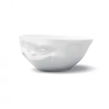 FIFTYEIGHT PRODUCTS cuenco 350 ml - Grinning blanco