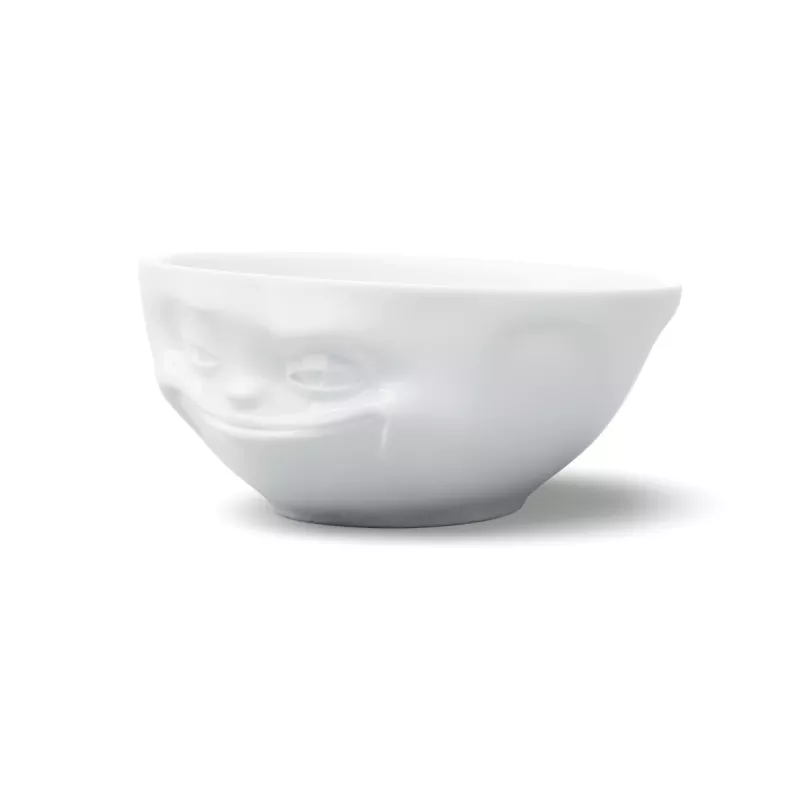FIFTYEIGHT PRODUCTS cuenco 350 ml - Grinning blanco