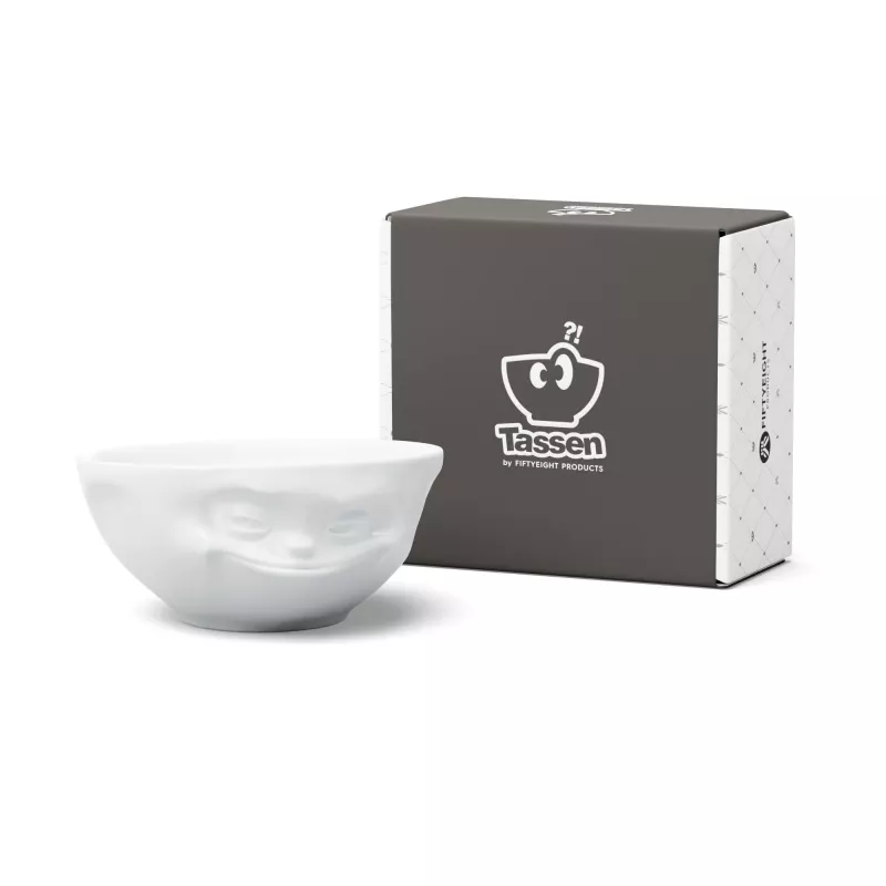 FIFTYEIGHT PRODUCTS cuenco 350 ml - Grinning blanco