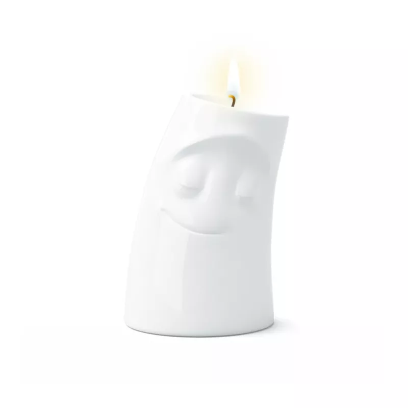 FIFTYEIGHT PRODUCTS Kerzenschmusie VERSCHMUST Portavelas grande blanco