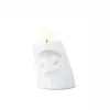 FIFTYEIGHT PRODUCTS FIFTYEIGHT Candle Snuggle CUDDLY Portavelas Pequeño Blanco