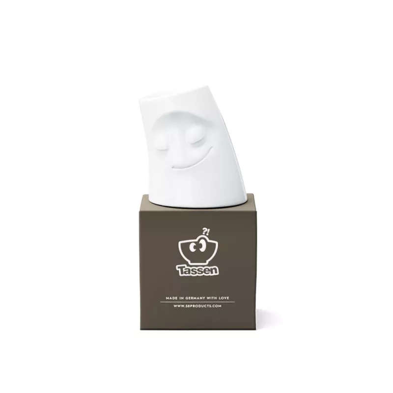 FIFTYEIGHT PRODUCTS FIFTYEIGHT Candle Snuggle CUDDLY pequeño portavelas blanco