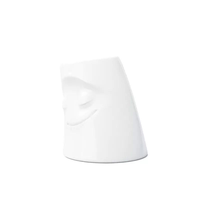 FIFTYEIGHT PRODUCTS FIFTYEIGHT Candle Snuggle CUDDLY pequeño portavelas blanco