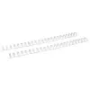 LMG Signaltechnologie 100 lomos de encuadernación Twin Loop blancos 6,4 mm para 30 hojas