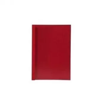 LMG LMG-BMDLM-RO-R2 carpetas de encuadernación térmica, grano de piel, rojo, 2 mm, 50 uds.
