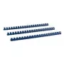 LMG 100 canutillos de plástico 14 mm, azul (BRP140-BL)
