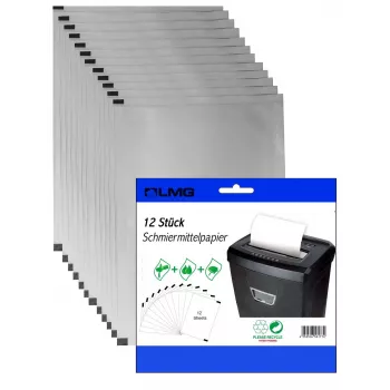 LMG Signaltechnologie hojas lubricantes para destructoras de papel (12 hojas) - LMG-OELPAPIER