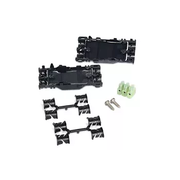 HellermannTyton MB4A Soporte para bridas - Negro - Poliamida 6.6 - 44x24 mm - Fijación con tornillos - 1 ud.