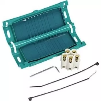 HellermannTyton Base de fijación para bridas Verde Polipropileno 55x35mm -20 a 90°C 1 ud.