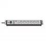 TRITON Regleta de enchufes con 6 tomas Schuko CEE 7/6, cable de 2,5 m (RAC-RP-X04-P6)