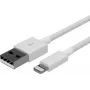SHIVERPEAKS Flexline Cable USB de carga y sincronización, USB-A a 8-Pin (Lightning), 2,0 m, blanco