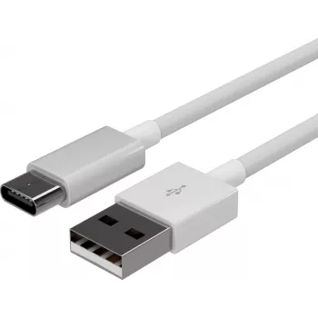 ShiverPeaks Flexline Cable USB de carga y sincronización, USB-A a USB-C, 2.0, ABS, blanco, 1,0 m (FL31-13041)