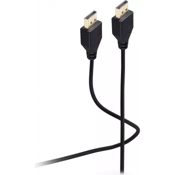 Cable DisplayPort SHIVERPEAKS Flexline 1.2, conector macho a conector macho, UHD 4K, extrafino, negro, 3,0 m (FL31-49045)