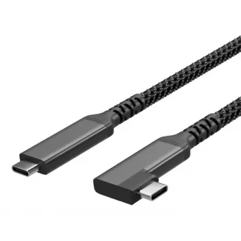 Cable de carga USB-C S/CONN maximum connectivity USB-C a USB-C 3.2 100W PD textil 90° - Cable - Digital/Datos