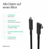 Cable de carga USB-C S/CONN maximum connectivity USB-C a USB-C 3.2 100W PD textil 90° - Cable - Digital/Datos