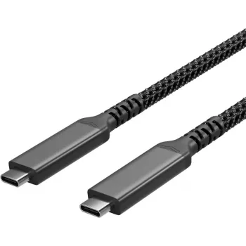 Cable ShiverPeaks Flexline USB-C a USB-C, USB 3.2 Gen 2, 100W PD, trenza de nailon, 2 m (FL31-75007)