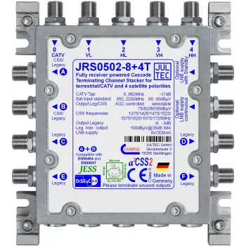 Convertidor de cable único Jultec JRS0502-8+4T