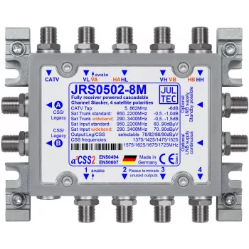 Multiswitch de cable único JULTEC JRS0502-8M 5/2/8 UB