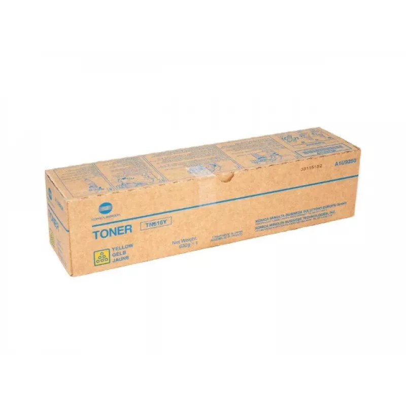 Konica Minolta TN616Y Cartucho de tóner original amarillo (alta capacidad)