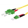 METZ CONNECT OpDAT cable de conexión SC-D APC/LC-D APC OS2 1,0 m - fibra monomodo