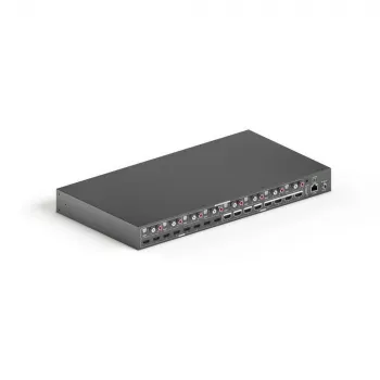 PureLink PureTools PT-MA-HD88DA - Matriz HDMI 8x8, 4K@60Hz, HDCP 2.2, 18 Gbps, extracción de audio, montaje en rack