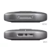 PureLink PureTools Altavoz de conferencia Quad Mic - Altavoz Bluetooth portátil 3W con matriz de micrófonos omnidireccional (PT-SPEAK-100)