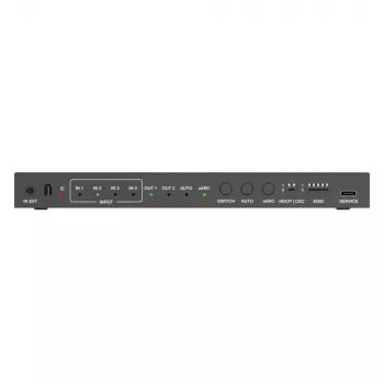 PureLink conmutador HDMI 2.1 4x1 - 48Gbps - 8K 60Hz 4:2:0 audio 12-bit con De-Embedding y conmutador KVM - 4 puertos