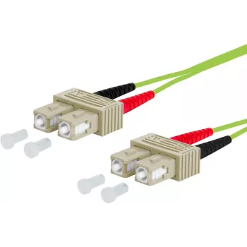 METZ CONNECT OpDAT cable de conexión SC dúplex/SC dúplex OM5, 2,0 m