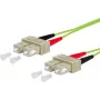 METZ CONNECT OpDAT cable de conexión SC dúplex/SC dúplex OM5, 2,0 m