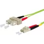 METZ CONNECT OpDAT cable de conexión SC dúplex/LC dúplex OM5 2 m
