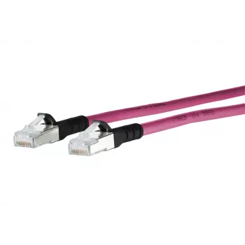 METZ CONNECT 1308450502-E cable de red Cat6a SF/UTP 0,5 m magenta