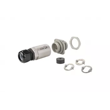 METZ CONNECT MCO IP69k set de carcasa de bornes de protección para aplicaciones exteriores, pasamuros de pared/carcasa, 14040100-E