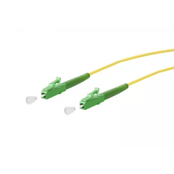 METZ CONNECT OpDAT cable de conexión LC-S APC/LC-S APC OS2 dúplex 5 m amarillo