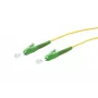 METZ CONNECT OpDAT cable de conexión LC-S APC/LC-S APC OS2 dúplex 5 m amarillo