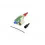METZ CONNECT 1509QAEA0010-E Conector de montaje en campo SC OS2 Monomodo verde, 10 uds.
