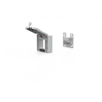METZ CONNECT Caja empotrable IP44 2 puertos para módulo MC gris - Accesorio de red