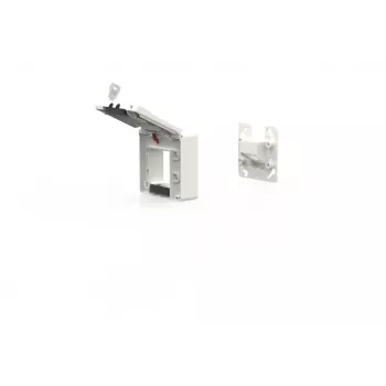 METZ CONNECT Caja empotrable IP44 2 puertos sin equipar para módulo MC blanco puro