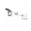 METZ CONNECT Caja empotrable IP44 2 puertos sin equipar para módulo MC blanco puro