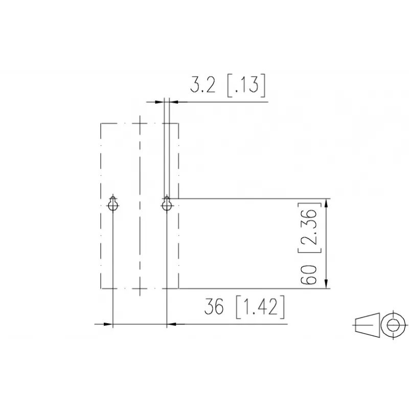 METZ CONNECT 130861-0202KE Roseta de pared de fibra óptica LC-Duplex OM4 2 puertos blanca