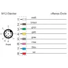 METZ CONNECT Cable de red 8 pines M12