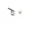 METZ CONNECT 1309471002KI Caja empotrable con tapa abatible y cerradura, blanco puro