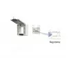 METZ CONNECT 1309471002KI Caja empotrable con tapa abatible y cerradura, blanco puro