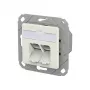 METZ CONNECT 130D381102-I E-DAT Cat.6A IDC UPk blanco puro Jack Keystone RJ45