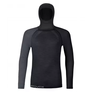 Ortovox Sudadera térmica con capucha 120 Comp Light - Black Raven