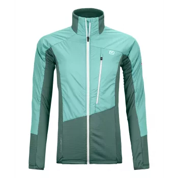 Ortovox Westalpen Swisswool Hybrid chaqueta - Dark Arctic Grey - mujer M