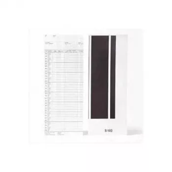 Bürk Mobatime 200 tarjetas de registro horario tarjeta ZR para serie BTM