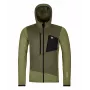 Sudadera con capucha de forro polar Ortovox Fleece Grid para hombre L Wild Herbs