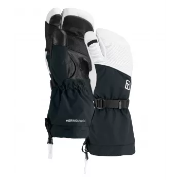 Ortovox Freeride 3 Finger Glove Pro - Black Raven/Black, Talla L